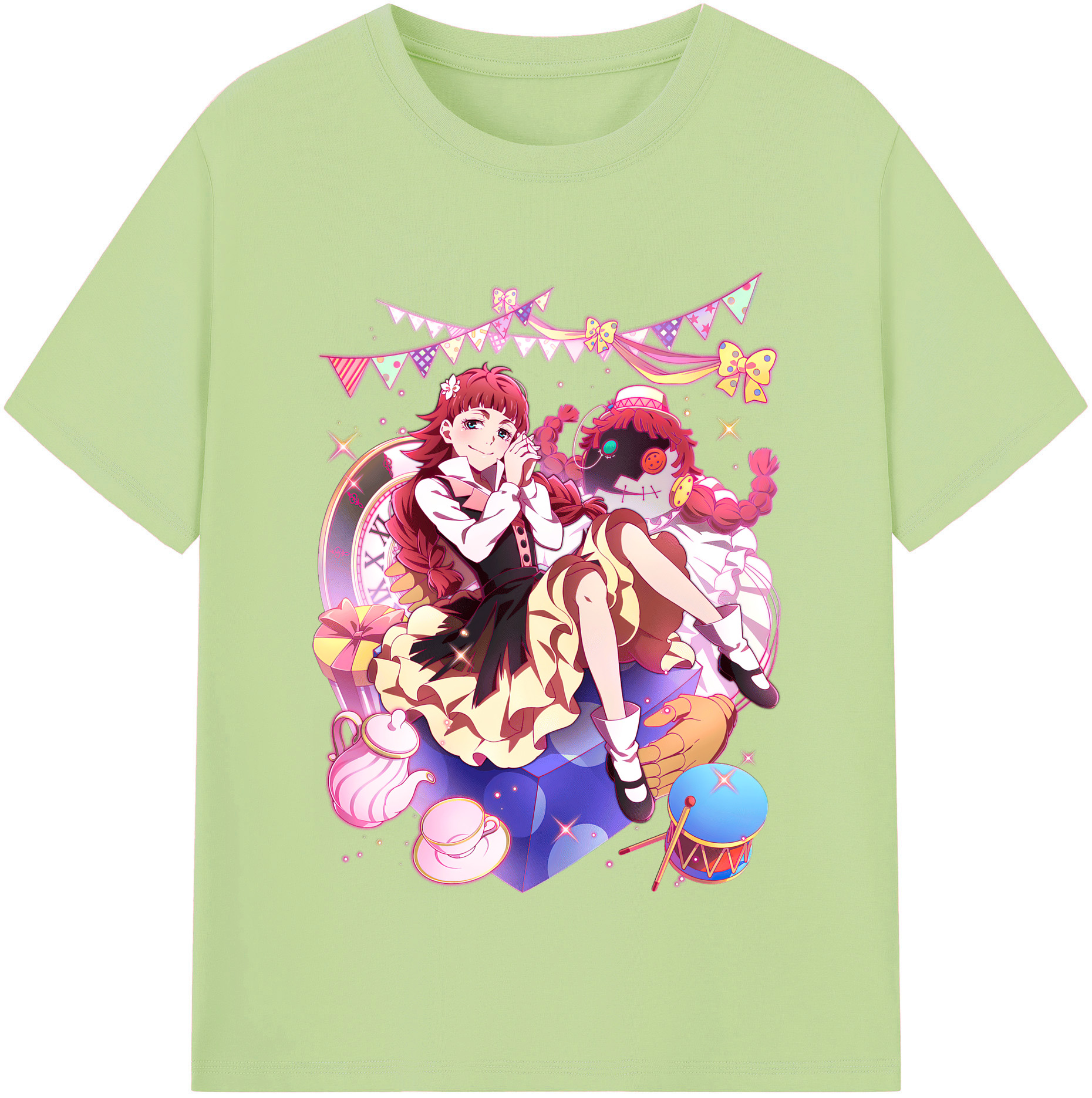 （画像用） 文豪ストレイドッグス Bungo Stray Dogs 綿100％半袖Tシャツ（フロントプリント）